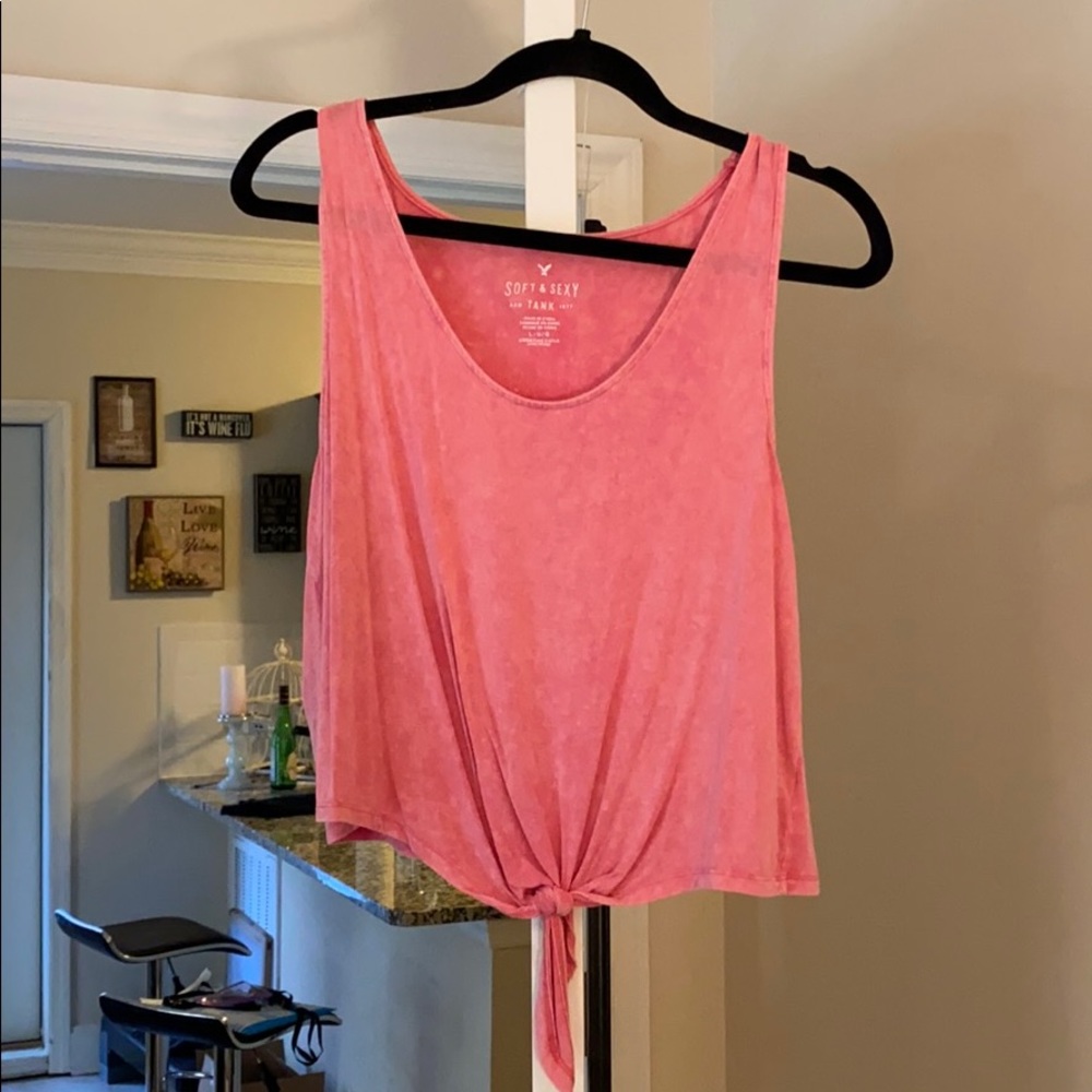 Pink tank top American Eagle